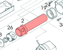 2) Combustion chamber assembly